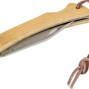 Canif en acier inoxydable et bambou Beckett