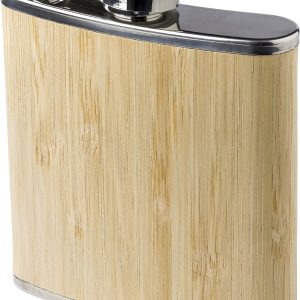 Flasque en acier inoxydable et bambou Hayden