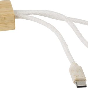 Câble de charge en bambou Keegan