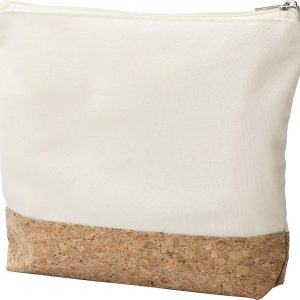 Trousse de toilette en coton et liège Teagan