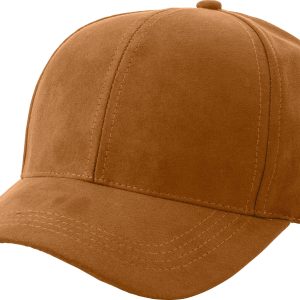 Casquette 6 panneaux en suédine Orion