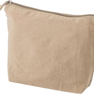 Trousse de maquillage en coton recyclé Cressida