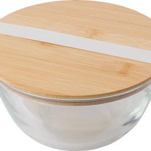 Saladier en verre et bambou Isabeau
