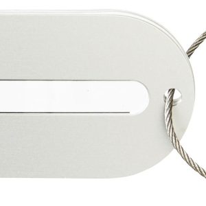 Etiquette de valise en aluminium Isa