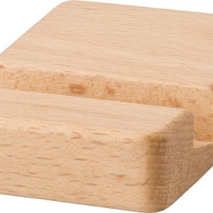 Support de téléphone en bois d'hévéa Nyla