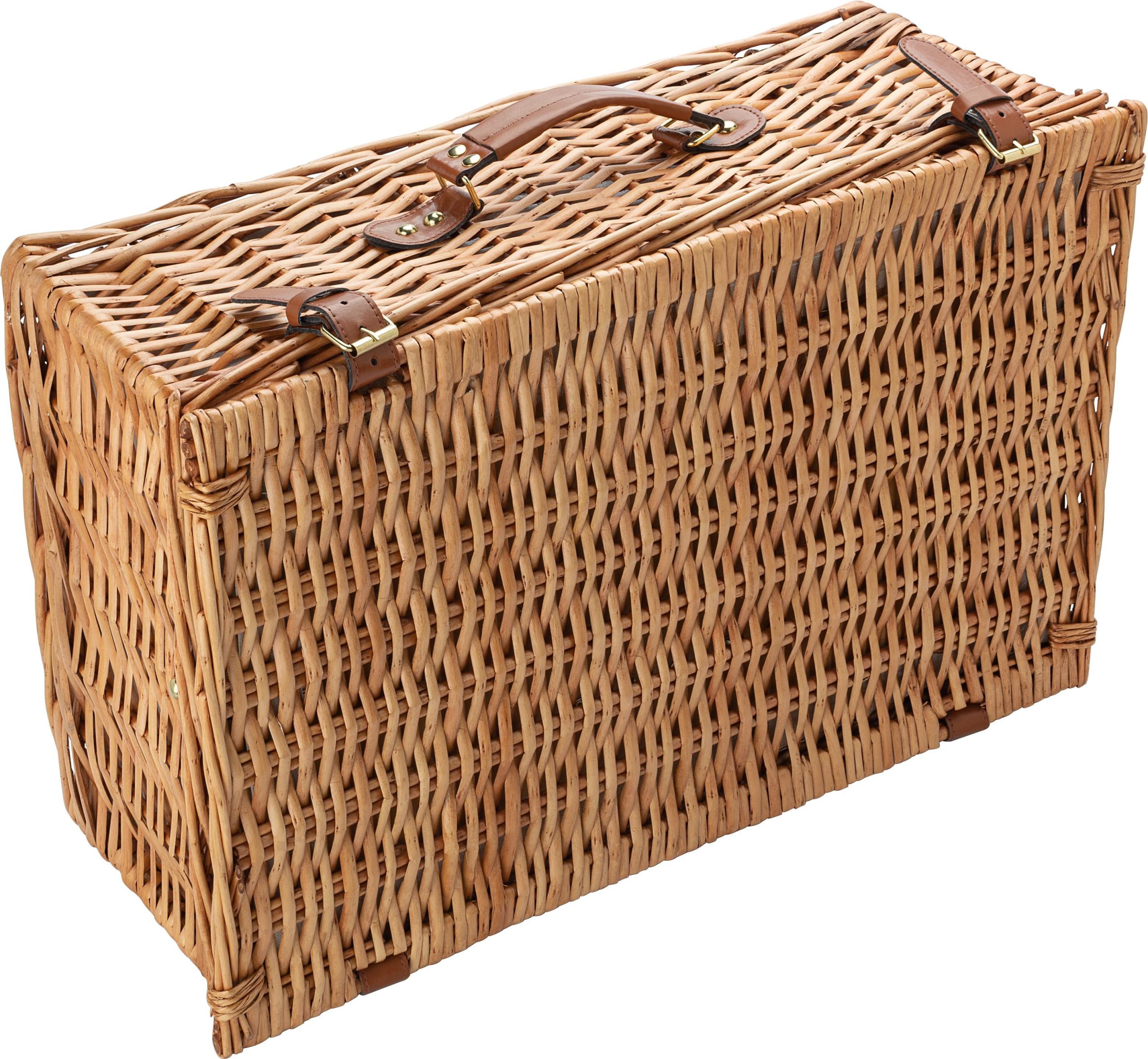 Panier pique-nique en osier pour 4 personnes Levin – Image 4