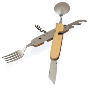 Couverts multifonction en bambou Ainsley