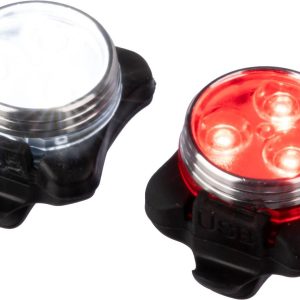 Set de lumières vélo Elisabeth | Plastique et silicone | Rechargeable | 4 modes