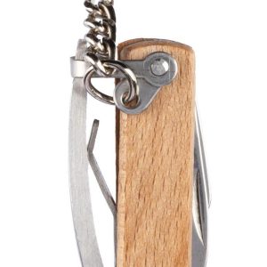 Outil multifonction en bambou avec porte-clés Heinrich