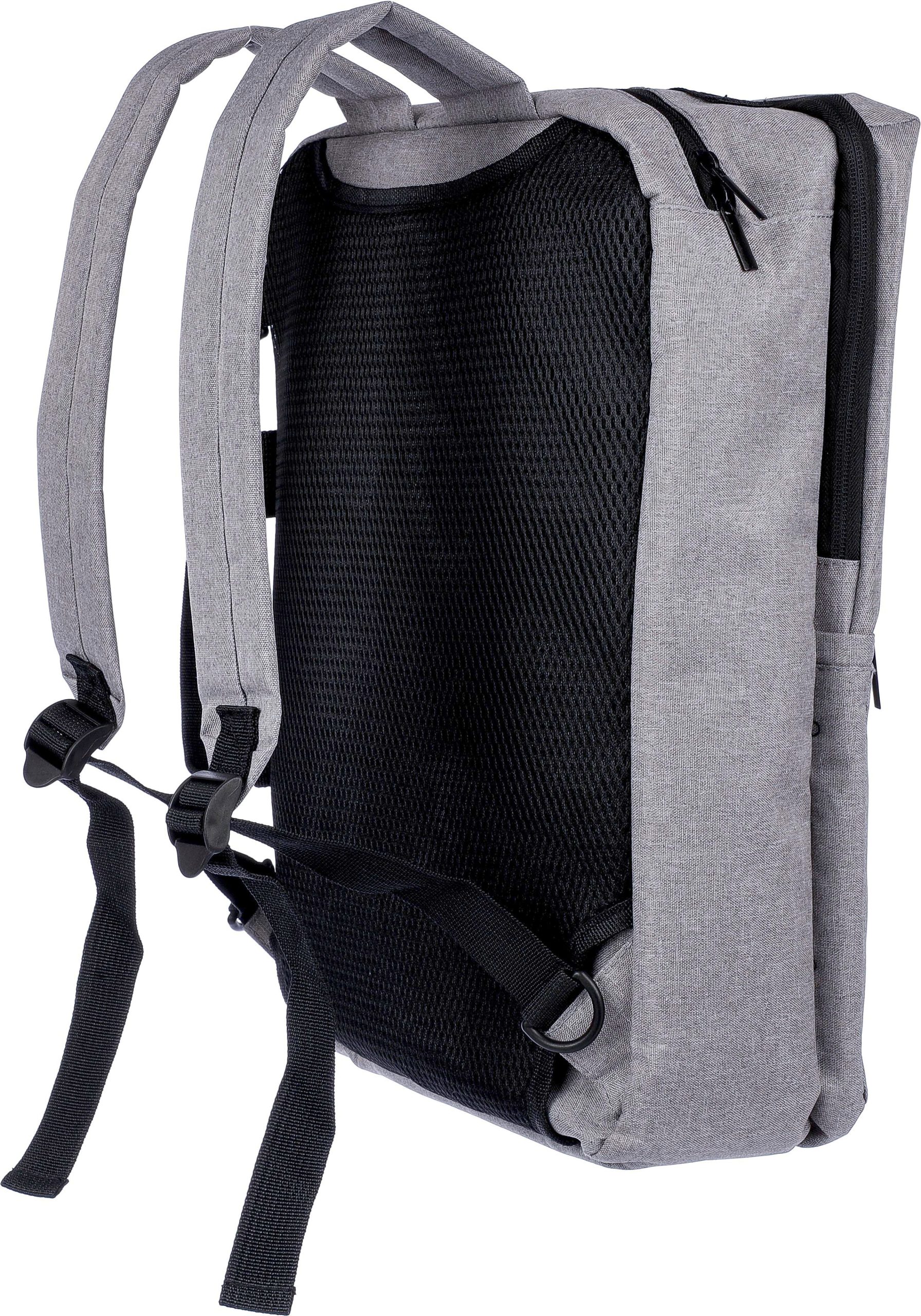 Sac à dos porte-ordinateur de 15'' en polyester rPET 300D Mallory – Image 12