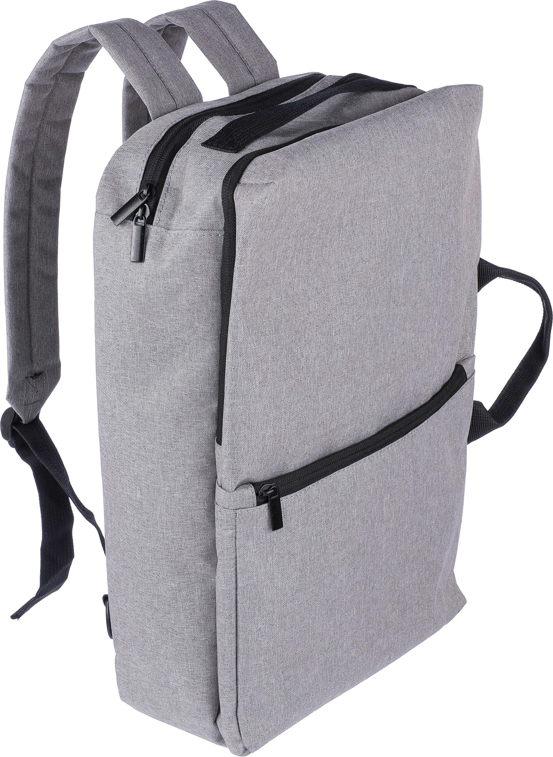 Sac à dos porte-ordinateur de 15'' en polyester rPET 300D Mallory – Image 7