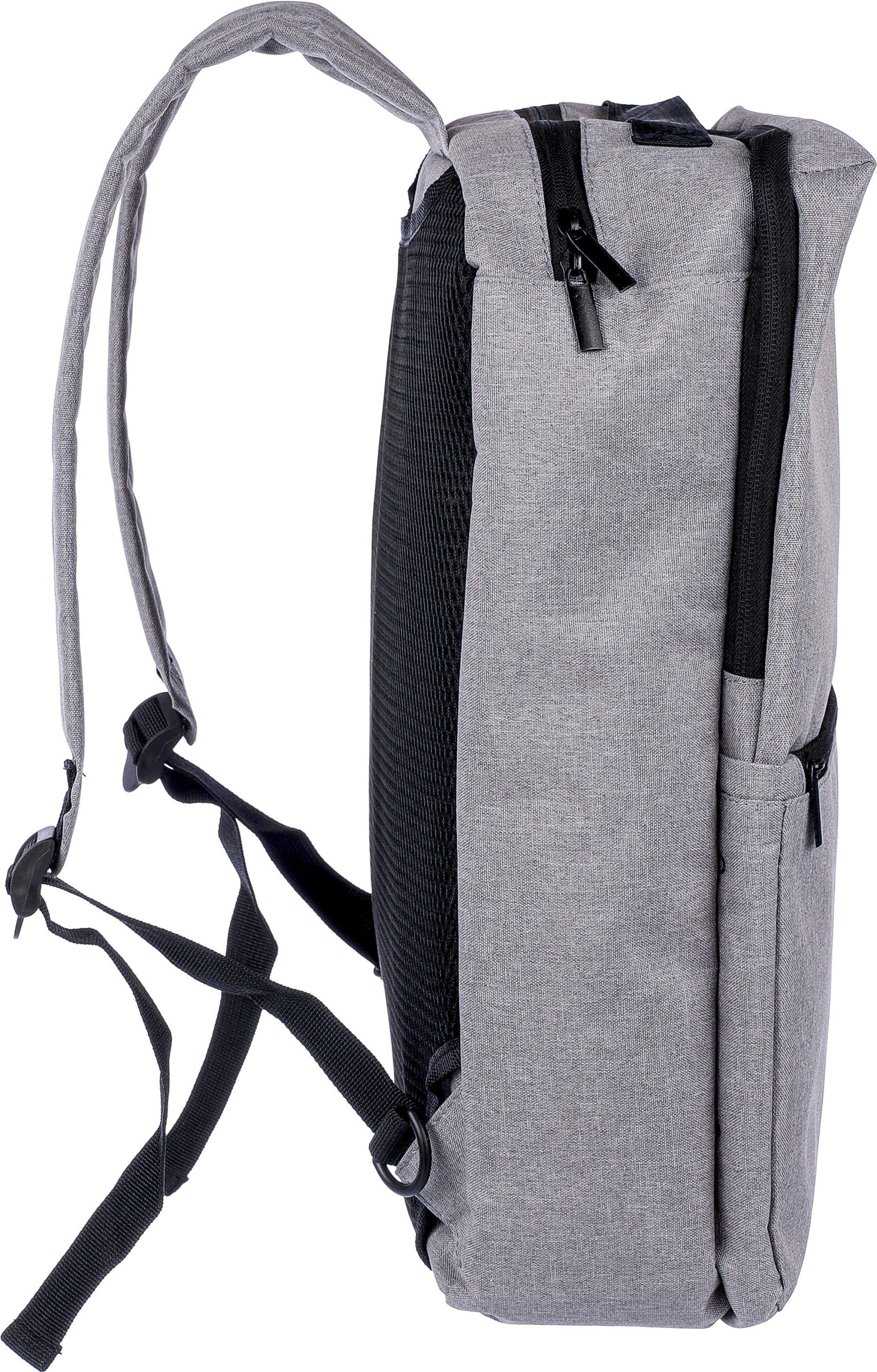Sac à dos porte-ordinateur de 15'' en polyester rPET 300D Mallory – Image 8