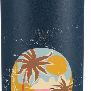 Gourde double paroi de 600 ml en acier inoxydable recyclé Cassian