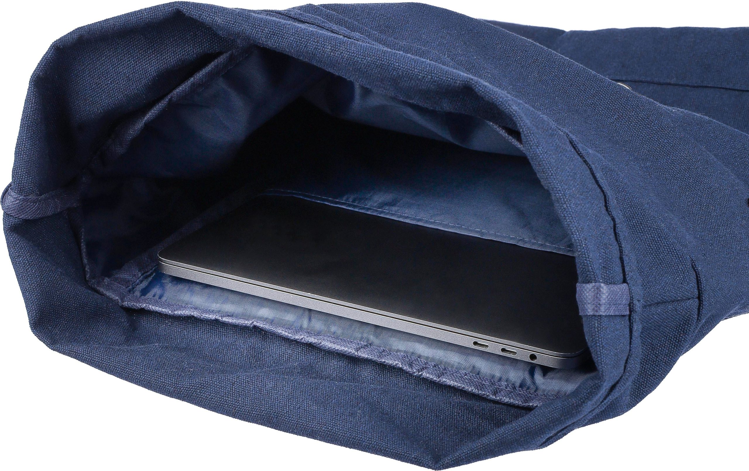 Sac à dos porte-ordinateur en polycoton 330 g/m2 Thaddeux – Image 10