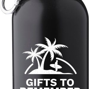 Gourde simple paroi de 400 ml en acier inoxydable recyclé Sable