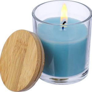 Bougie dans un contenant en verre Riven