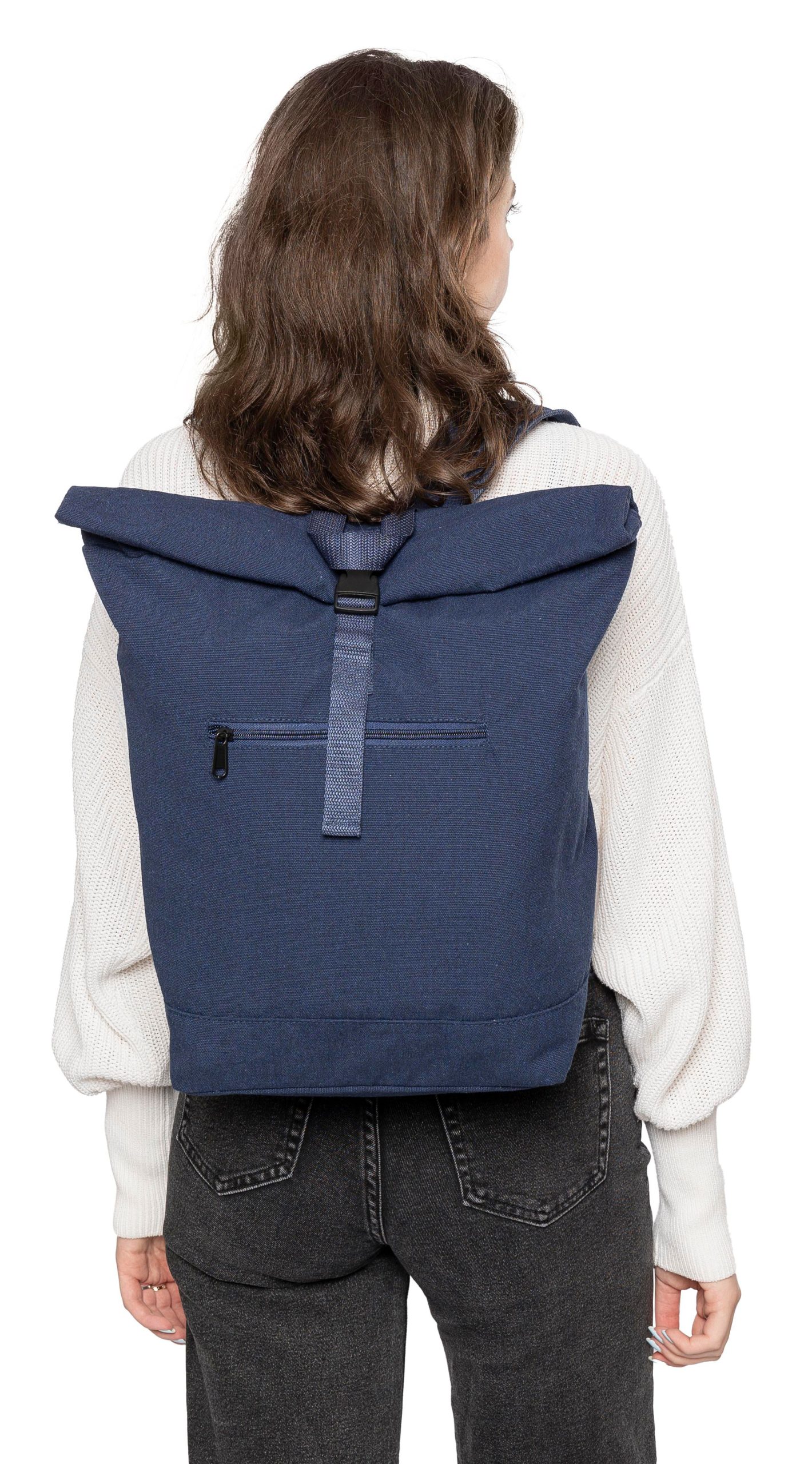 Sac à dos porte-ordinateur en polycoton 330 g/m2 Thaddeux – Image 2