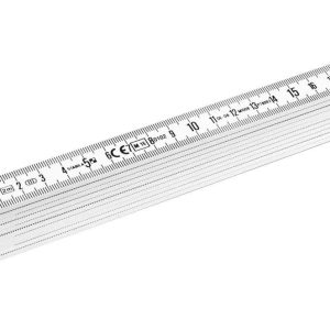 Mètre pliant Stabila en ABS de 2 m Gloria 1100 Série