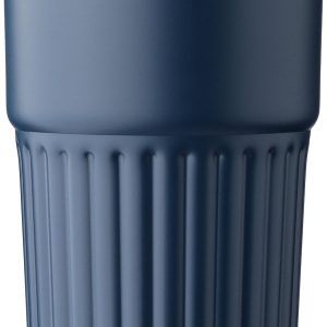 Mug à double paroi en acier inoxydable recyclé (500 ml) Kael