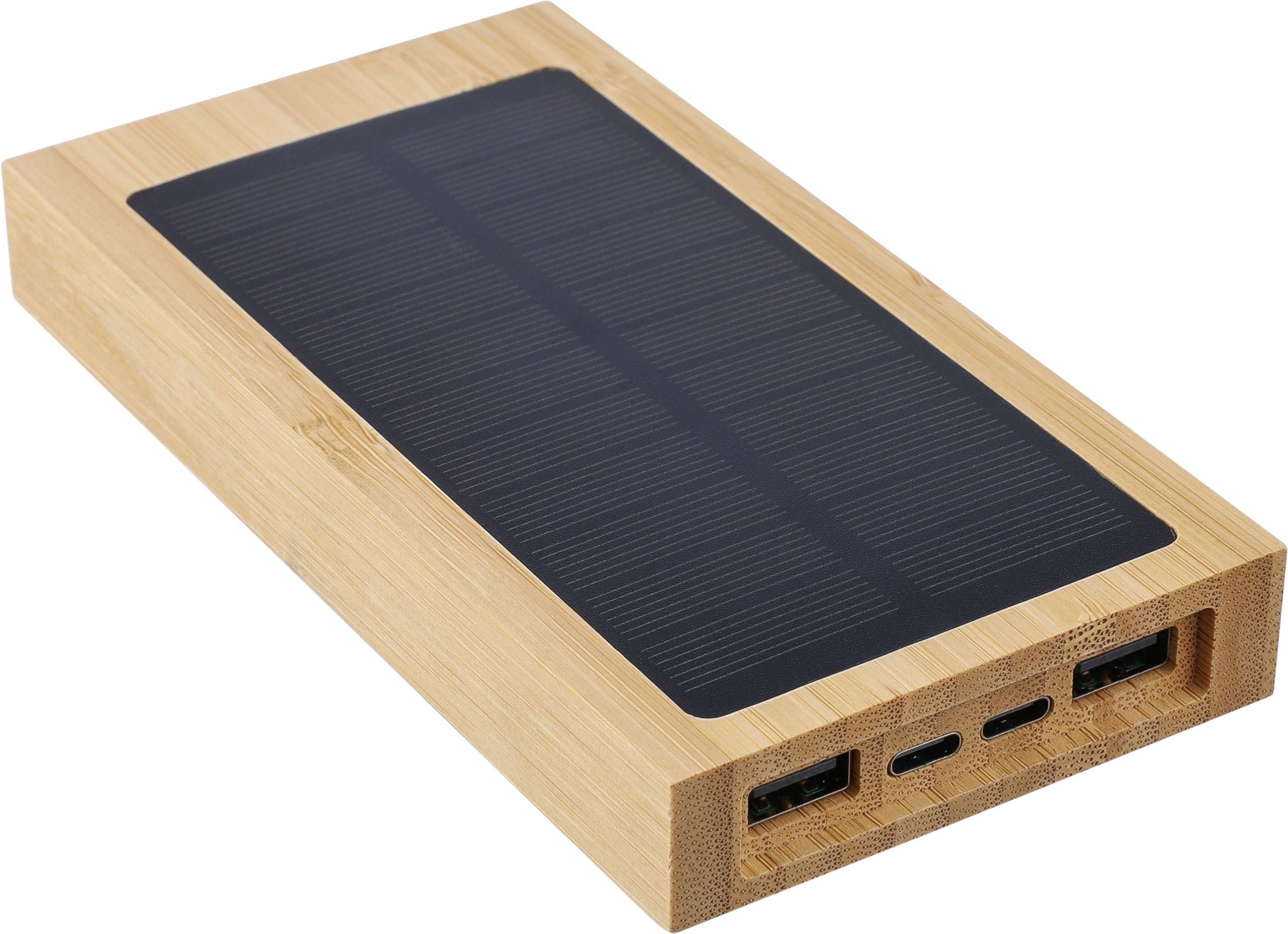 Power bank solaire en bambou Elz – Image 10