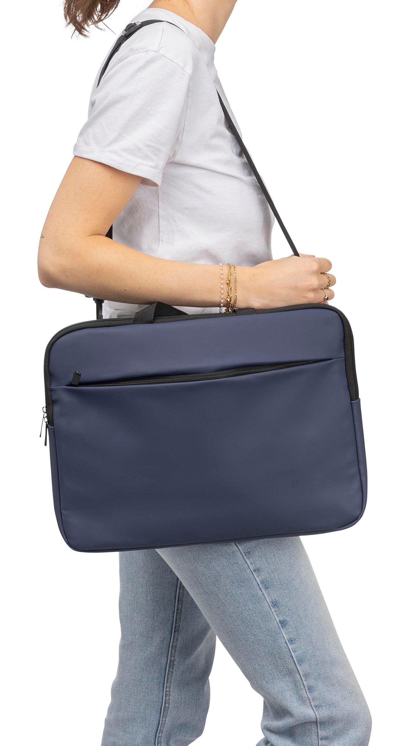 Sacoche pour ordinateur portable en PU recyclé Rafi – Image 13