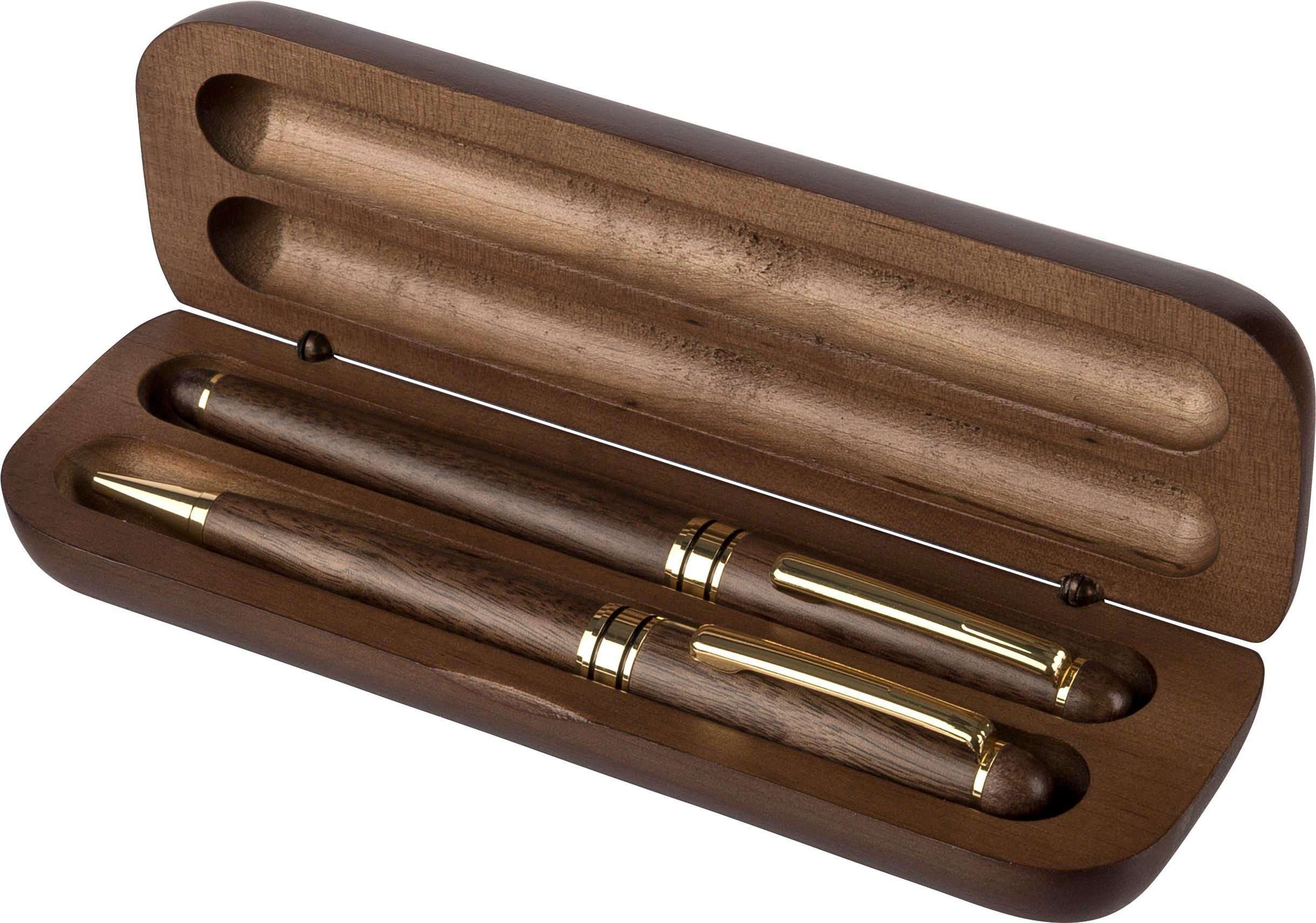 Coffret de stylos en bois de noyer Adelina – Image 14