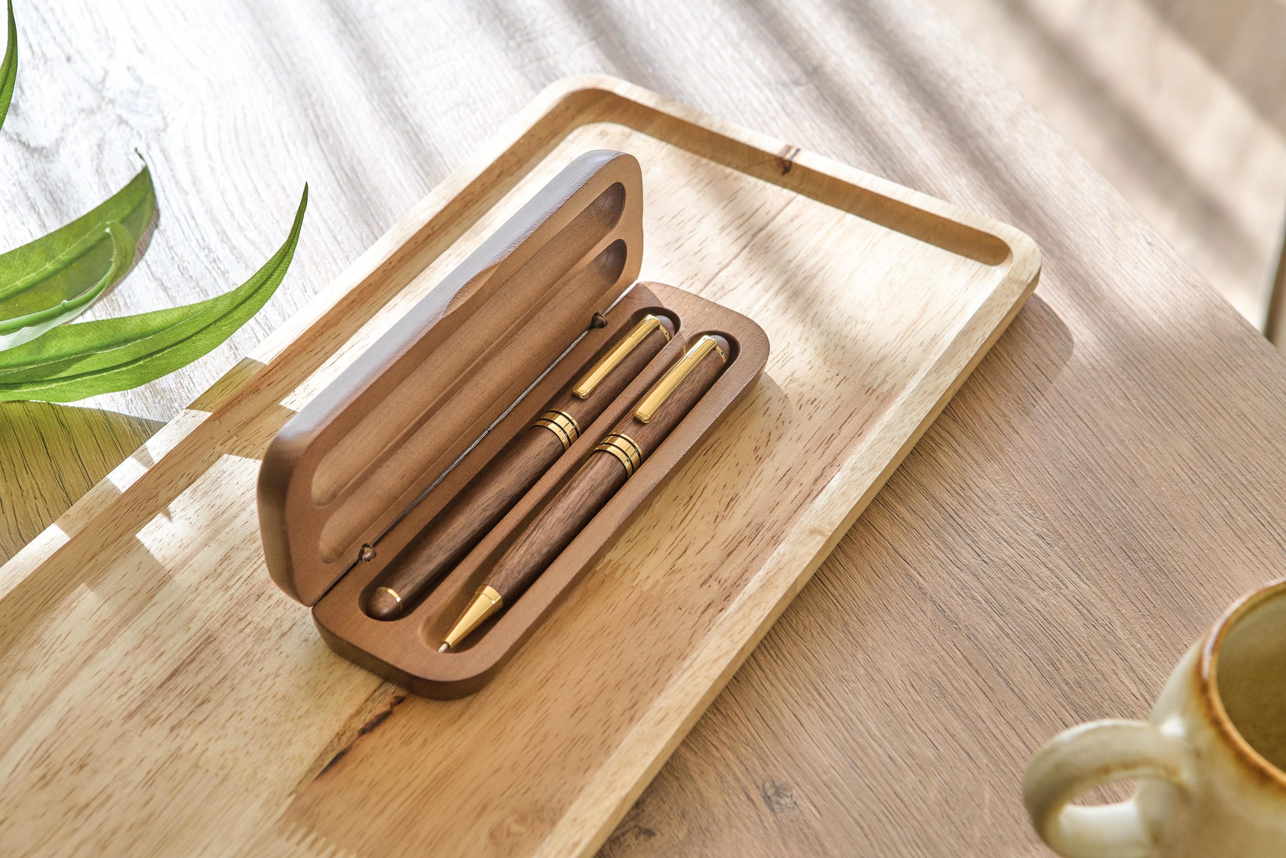 Coffret de stylos en bois de noyer Adelina – Image 18