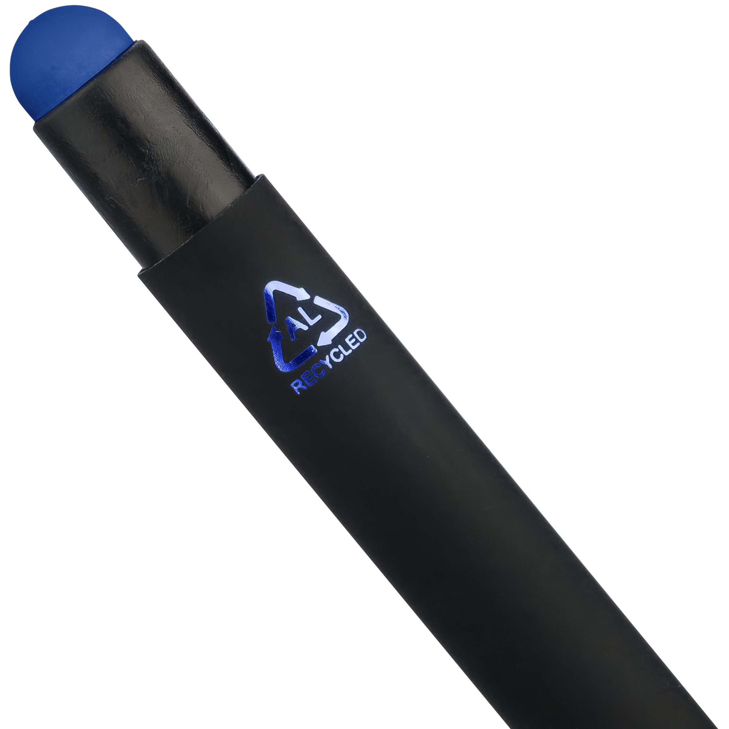 Stylo à bille en aluminium caoutchouté Formentera – Image 5