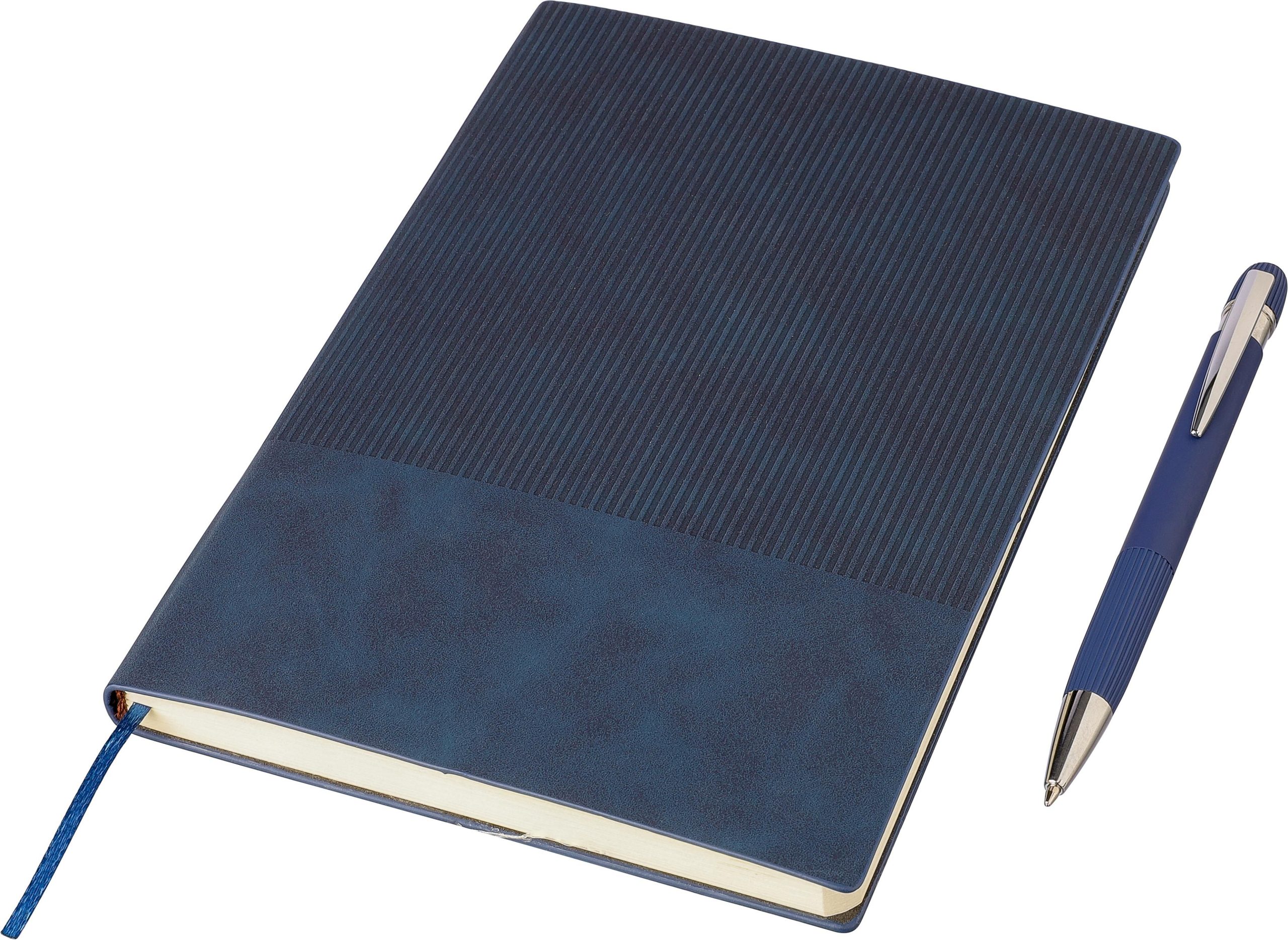 Set carnet Tarek | PU recyclé | A5 | Avec stylo bille – Image 2