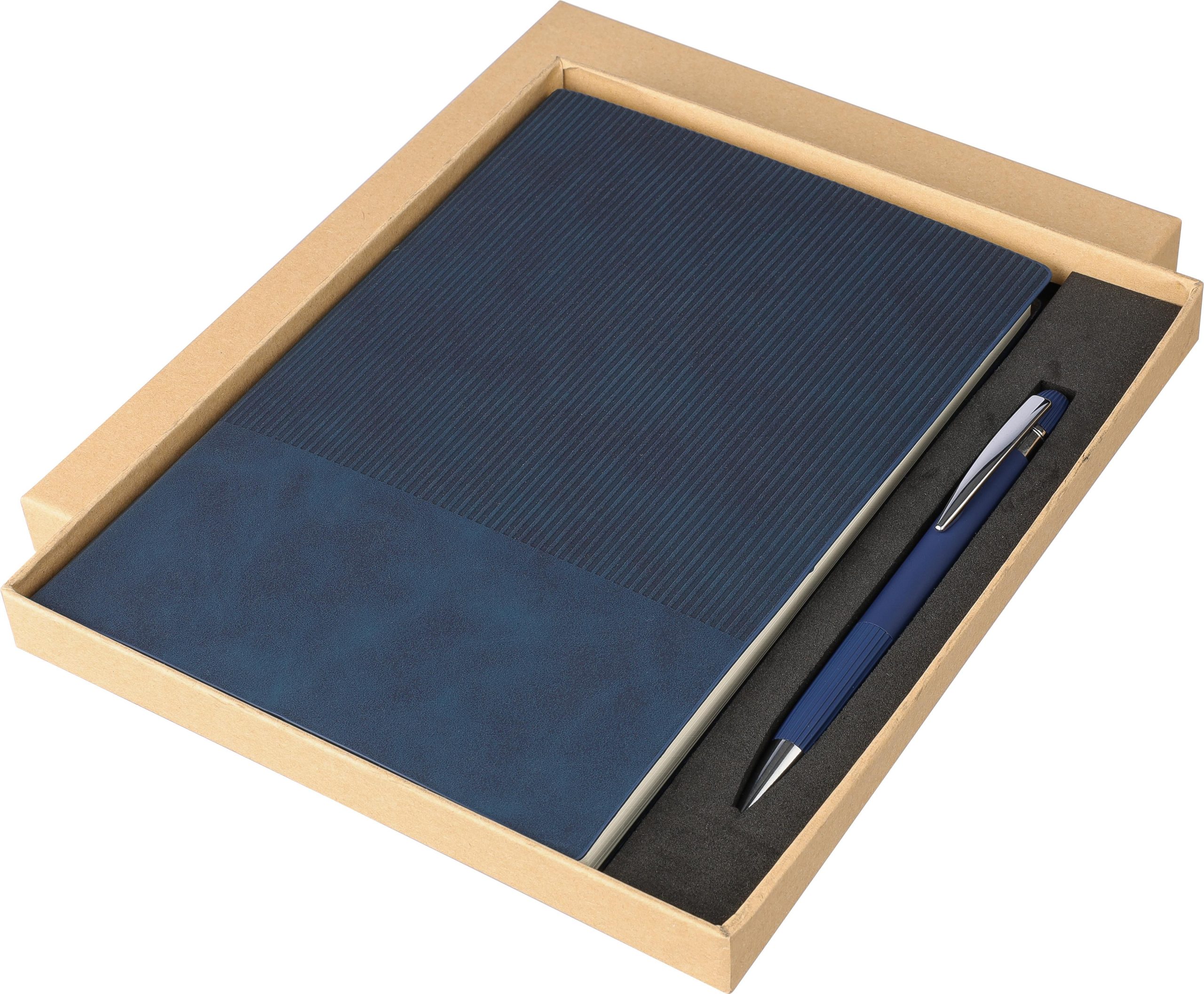 Set carnet Tarek | PU recyclé | A5 | Avec stylo bille – Image 4
