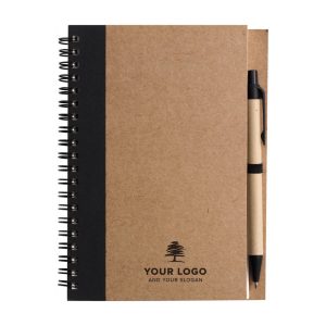 Carnet Stella | Carton recyclé | Ligné | Avec stylo bille