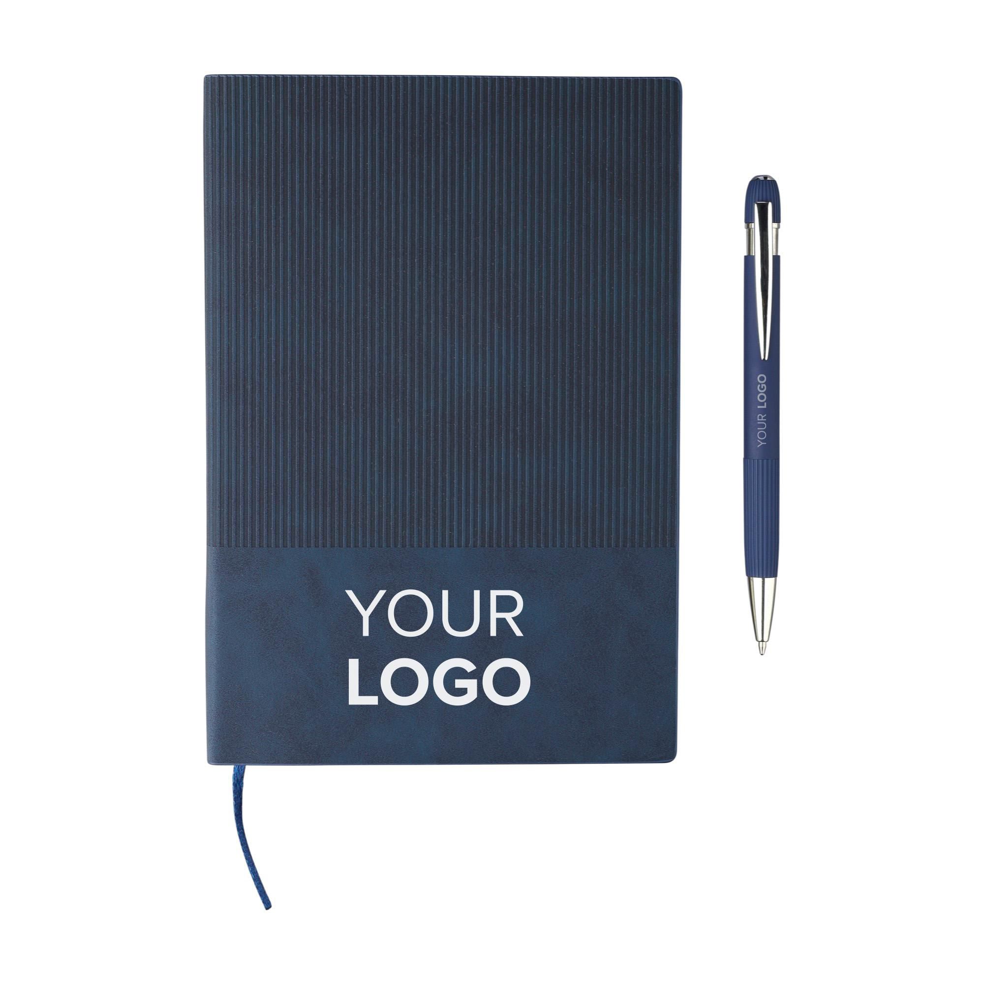 Set carnet Tarek | Simili-cuir | A5 | Avec stylo bille – Image 2
