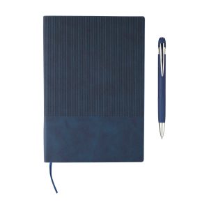 Set carnet Tarek | Simili-cuir | A5 | Avec stylo bille