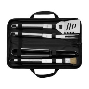 Set barbecue Silas | Inox | 4 pcs