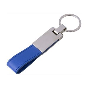 Porte-clés Keon | Acier et simili-cuir