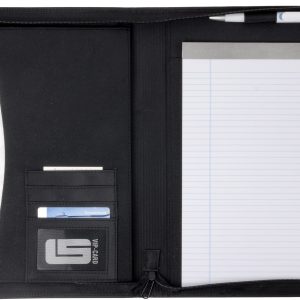 Conférencier A4 zippé en PVC Byron
