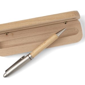 Stylo bille en bois de hêtre Tobias