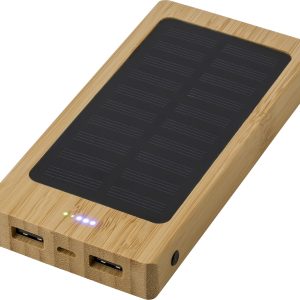Powerbank Joan | Bambou | Solaire | 8000 mAh