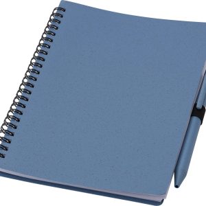 Carnet à spirale en fibre de paille avec couverture en PP Massimo Original