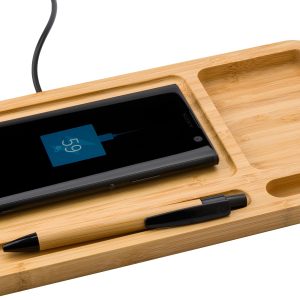 Organiseur de bureau avec chargeur à induction Faye