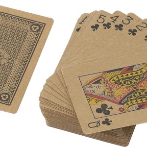 Jeu de cartes de 54 cartes en carton recyclé Andreina
