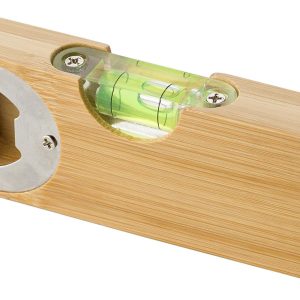 Niveau à bulle en bambou avec décapsuleur Sherry
