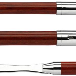 Parure stylo bille, plume et coupe-papier Paulette