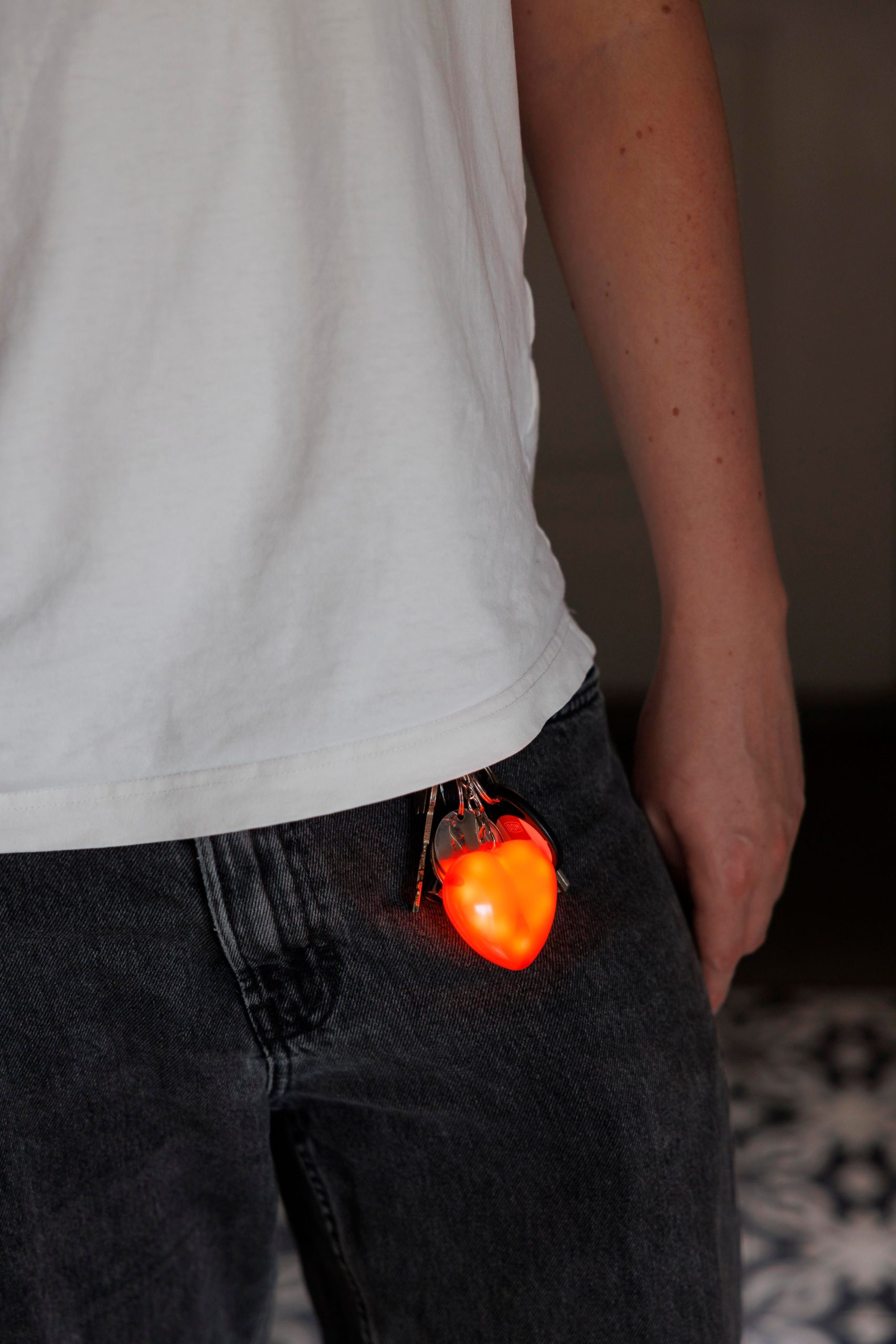 Porte-clés lumineux Gleamo | Forme cœur – Image 11