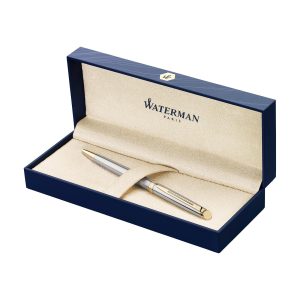 Stylo bille Waterman Hémisphère | Argenté | Encre bleue
